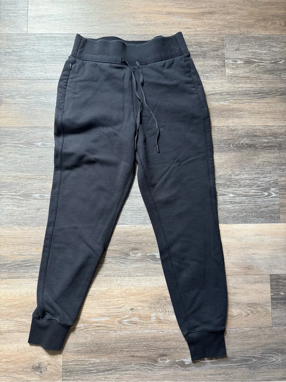 Lululemon Black Jogger Pants with Drawstring Waist